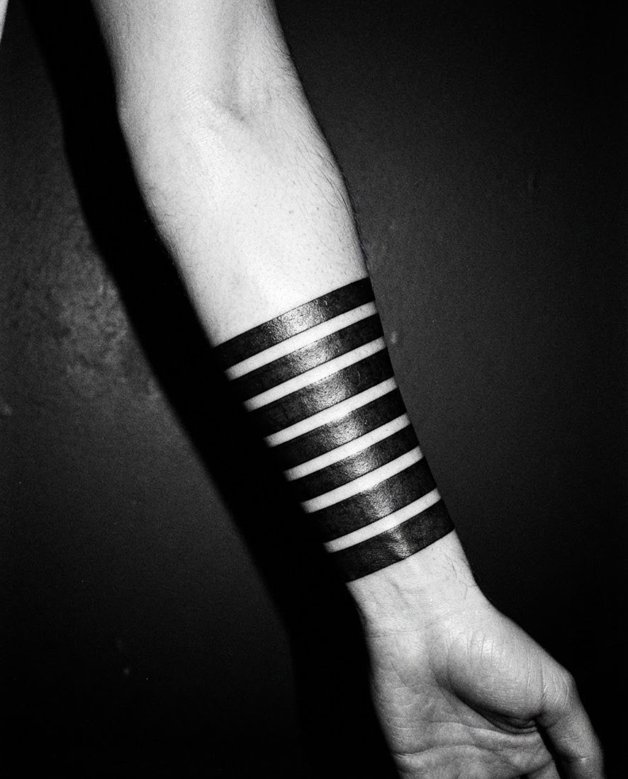 Blackwork no antebraço